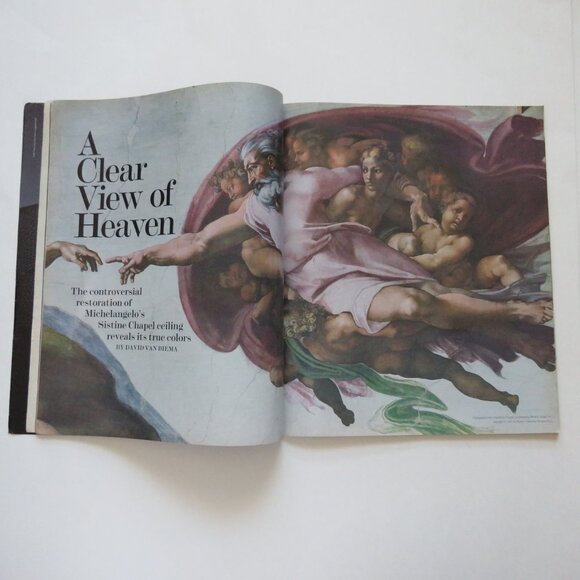 Life Magazine A Clever View of Heaven Michelangelo’s Sistine Chapel Ceiling 1991 - Picture 2 of 4